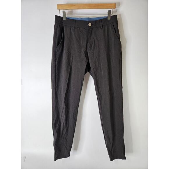 Macade Golf Black Jogger Pants Size 32 Regular Slim Fit Lightweight Stretch - Picture 1 of 5